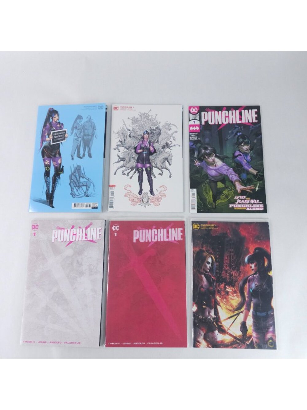 Punchline Special 1 Variant Set Blank Sketch Covers Poor Boy DC Comics 2021